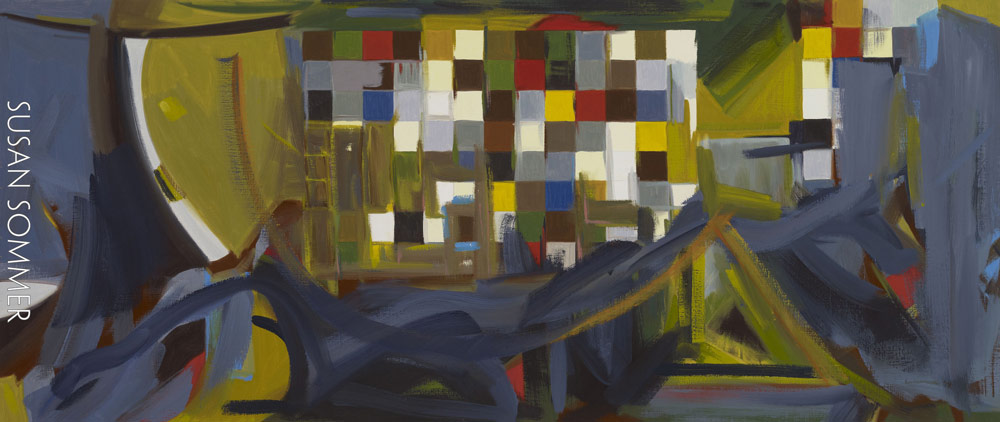 Discrete Units II • oil on linen • 2014 • 28 x 66 inches