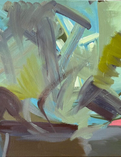 Abstraction in the WindowOil on linen • 16 x 20 • 2022