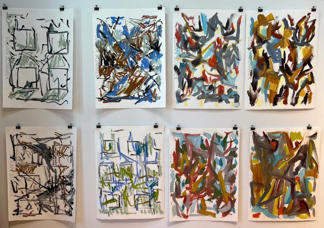 Oils on Paper Oil on paper, 30 x 24 inches, 2023